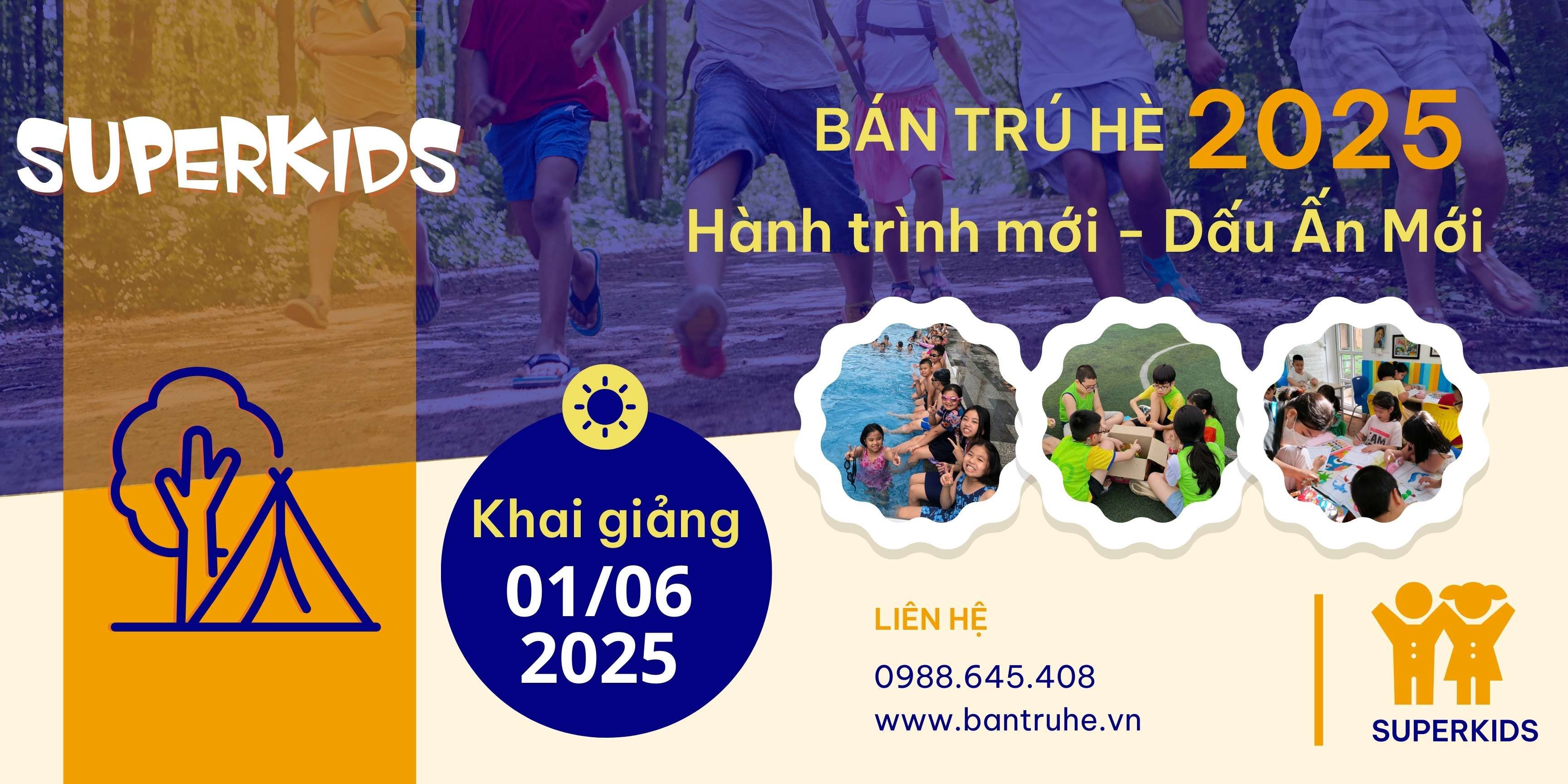 Bán trú hè - Trải nghiệm hè - Trại hè 2024